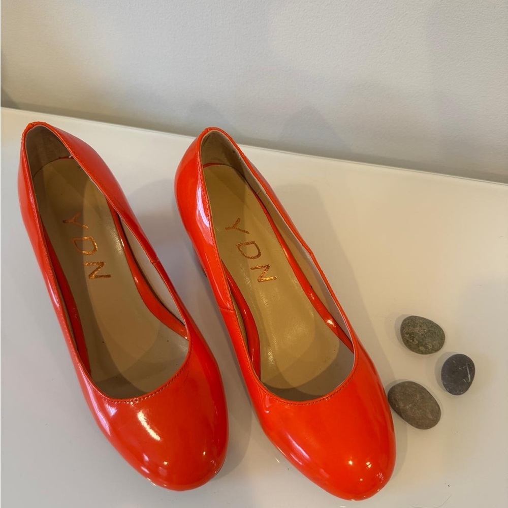 YDN Orange Heels Classic Statement
